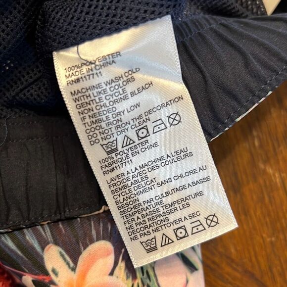 Paisley & Gray Slim Fit Gilligan Dark Tropics Swim Trunks Large Nwt - Picture 5 of 6